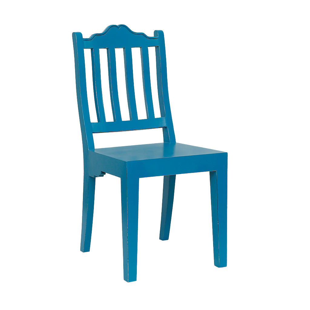 PUEBLA - Dining chair - Brocante capri blue