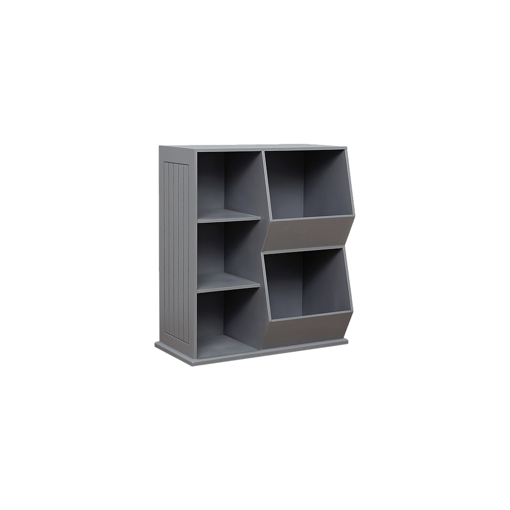 NINO - Straight shelf L73 x H83 - Pearl grey