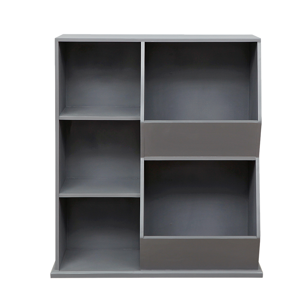 NINO - Straight shelf L73 x H83 - Pearl grey
