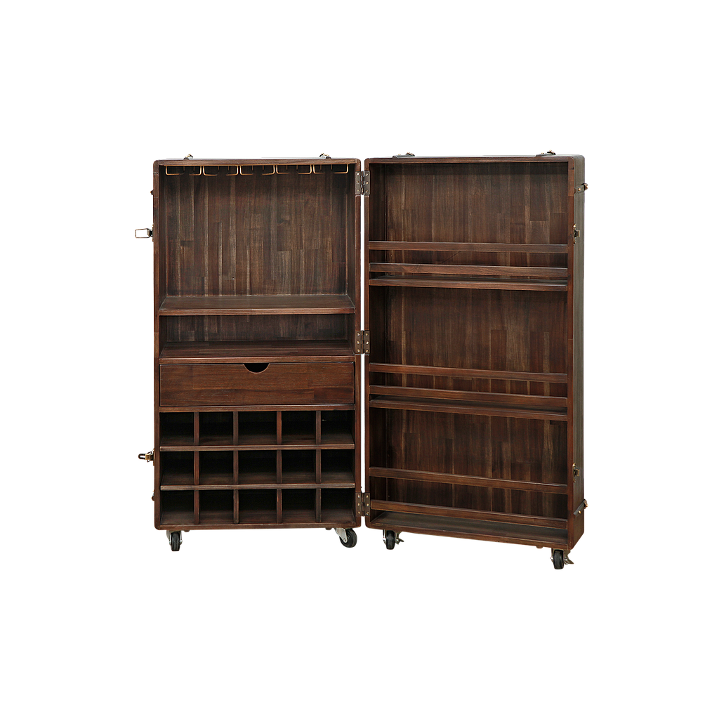 TRAVELER - Wine trunk L57 x H110 - Mokka