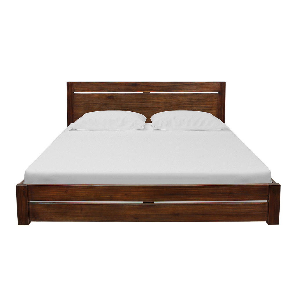 RUBEN - King size bed 180x200 - Mokka
