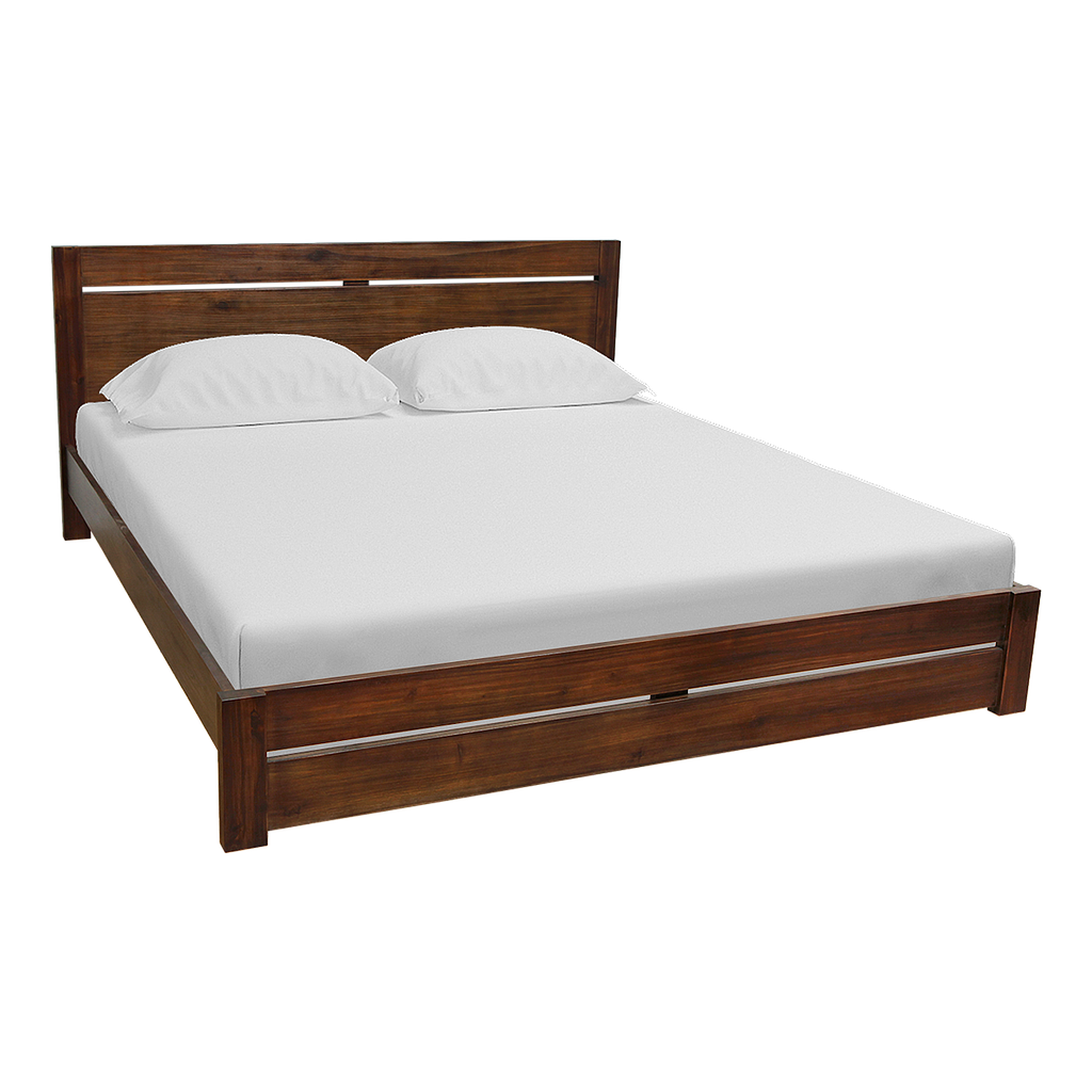 RUBEN - King size bed 180x200 - Mokka