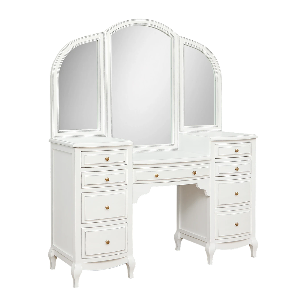 JULIA - Dressing table L140 x W50 - Brocante white