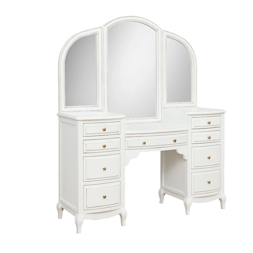 JULIA - Dressing table L140 x W50 - Brocante white