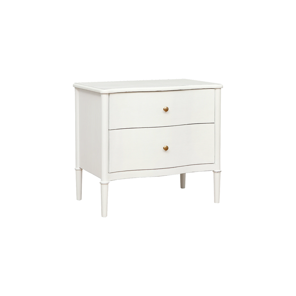 TESSA - Bedside table H60 - Brocante white