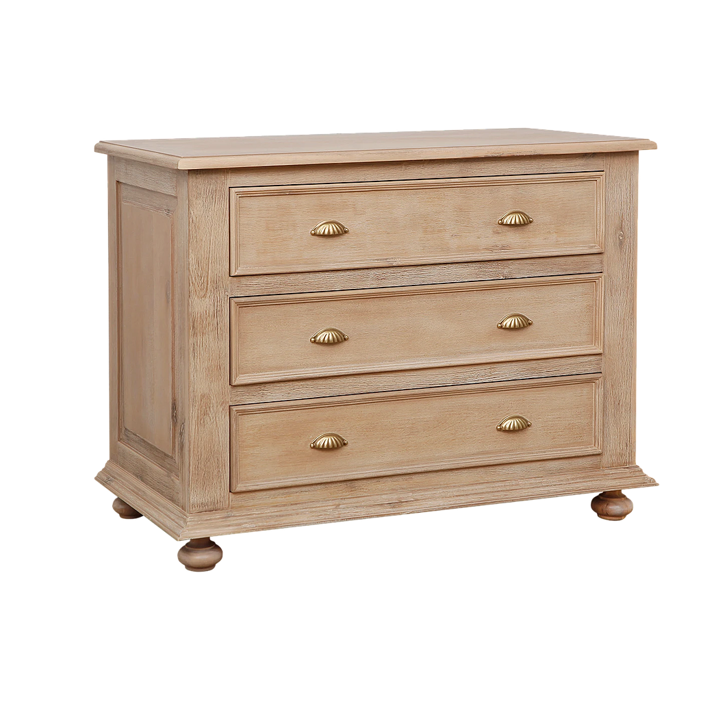 CAMILLE Chest of drawers L110 x H84 Toffee Furniture & Decoration