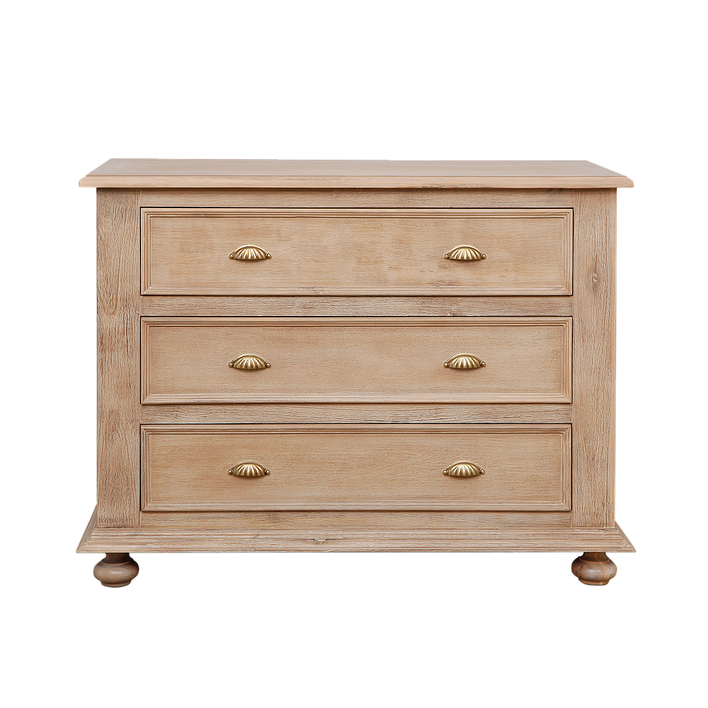CAMILLE - Chest of drawers L110 x H84 - Toffee