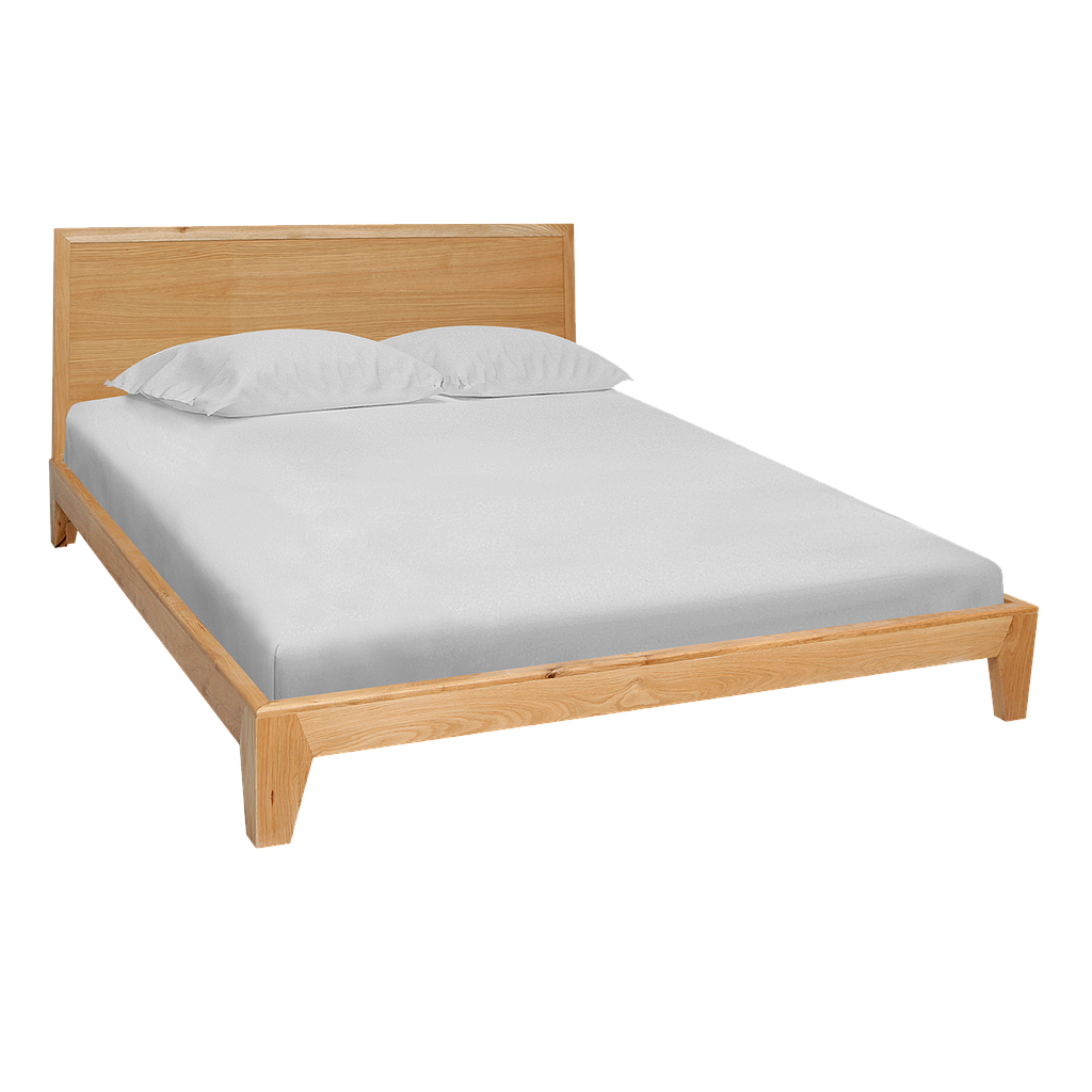 KELSEY - Queen size bed 160x200 - Natural oak