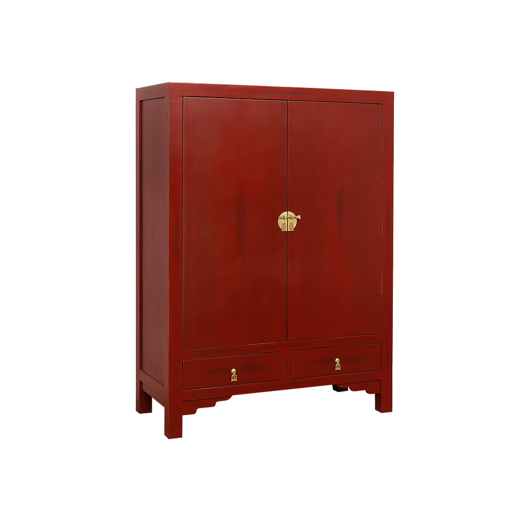 XIAN - Cabinet L100 x H140 - Patina chinese red