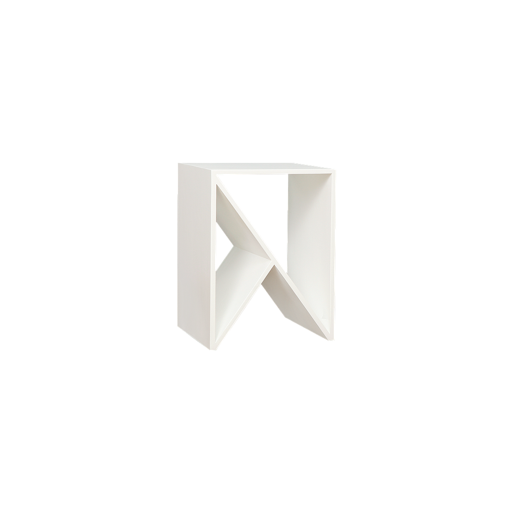 ROMAN - Bedside table H50 - White