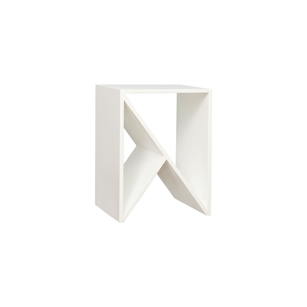 ROMAN - Bedside table H50 - White