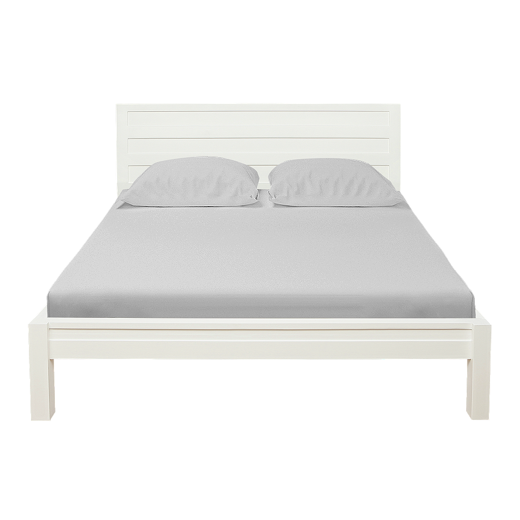 ELLIOT - Queen size bed 160x200 - Brushed white