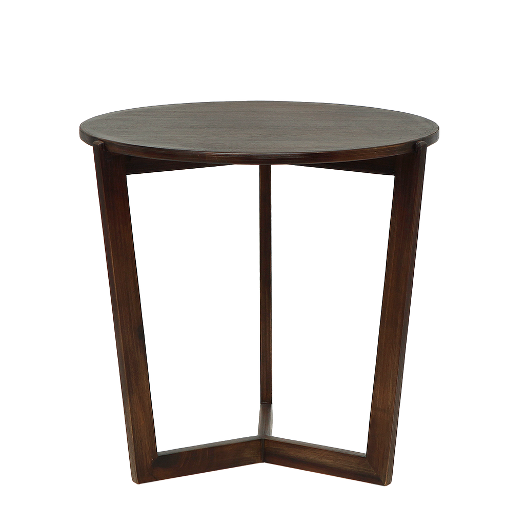 SOHAN - Side table Diam.55 x H55 - Mokka
