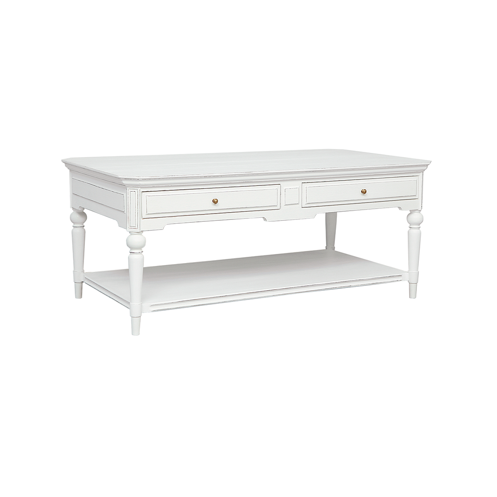 LANTELME - Coffee table L130 x H55 - Brocante white