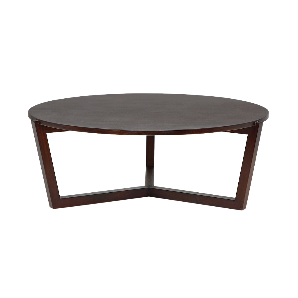 SOHAN - Coffee table Diam.90 x H34 - Walnut
