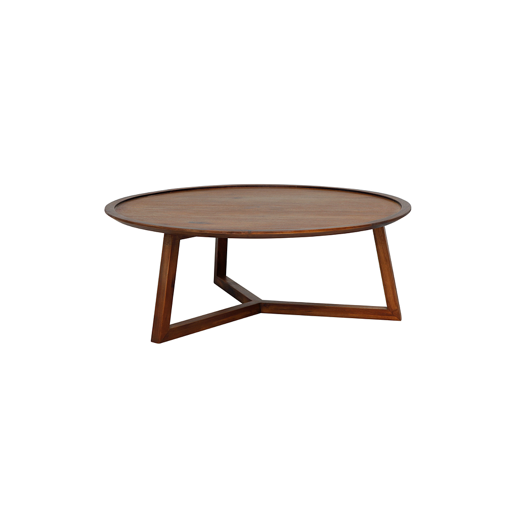 ALMA - Coffee table Diam.95 - Washed antic