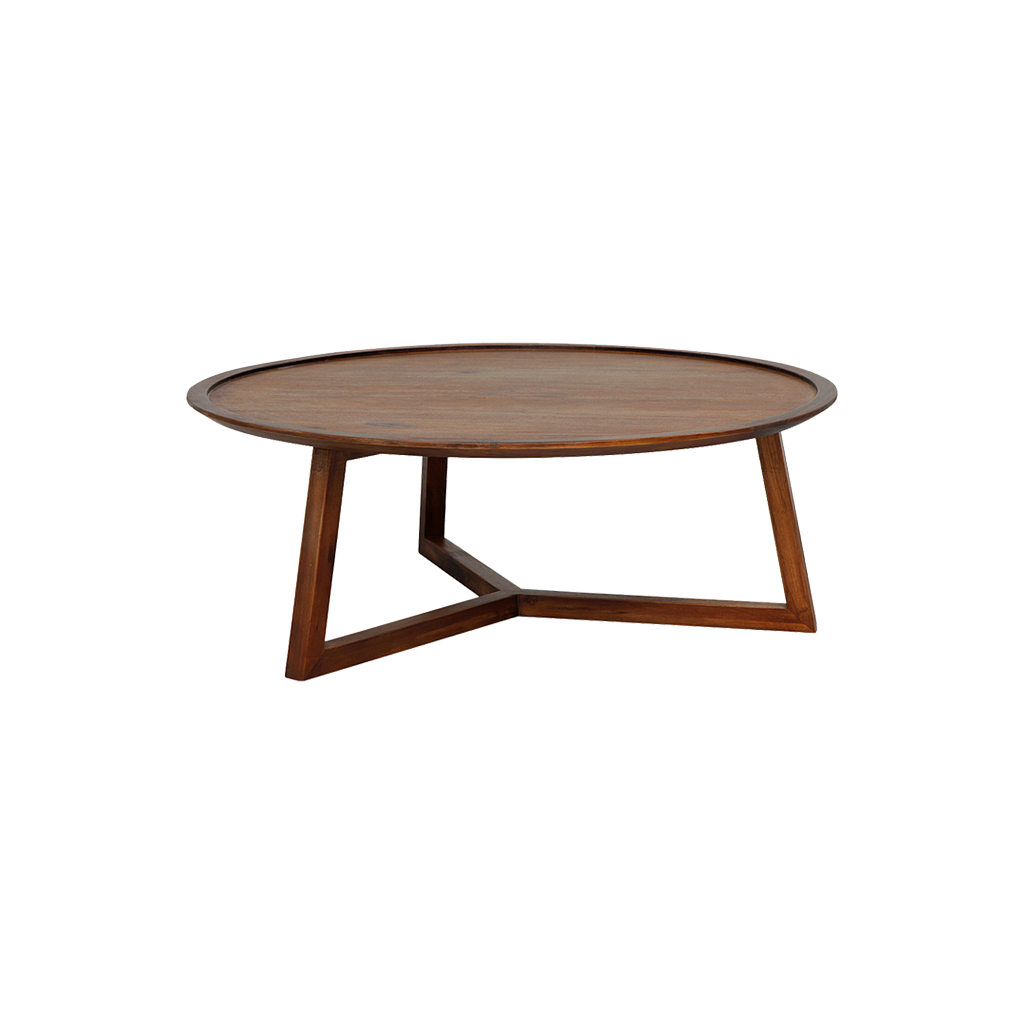 ALMA - Coffee table Diam.95 - Washed antic