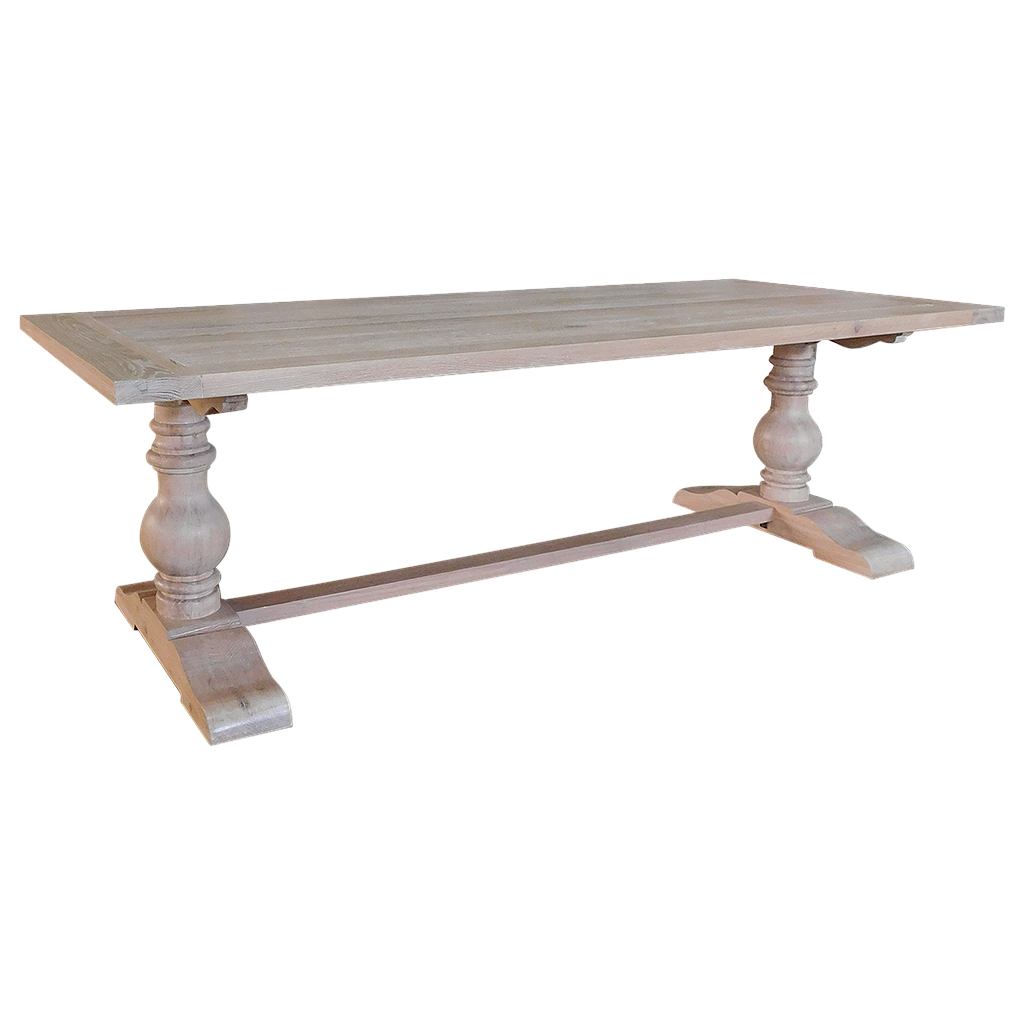 ALISSON - Dining table L240 x W100 - Whitened oak