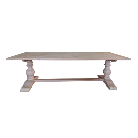 ALISSON - Dining table L240 x W100 - Whitened oak