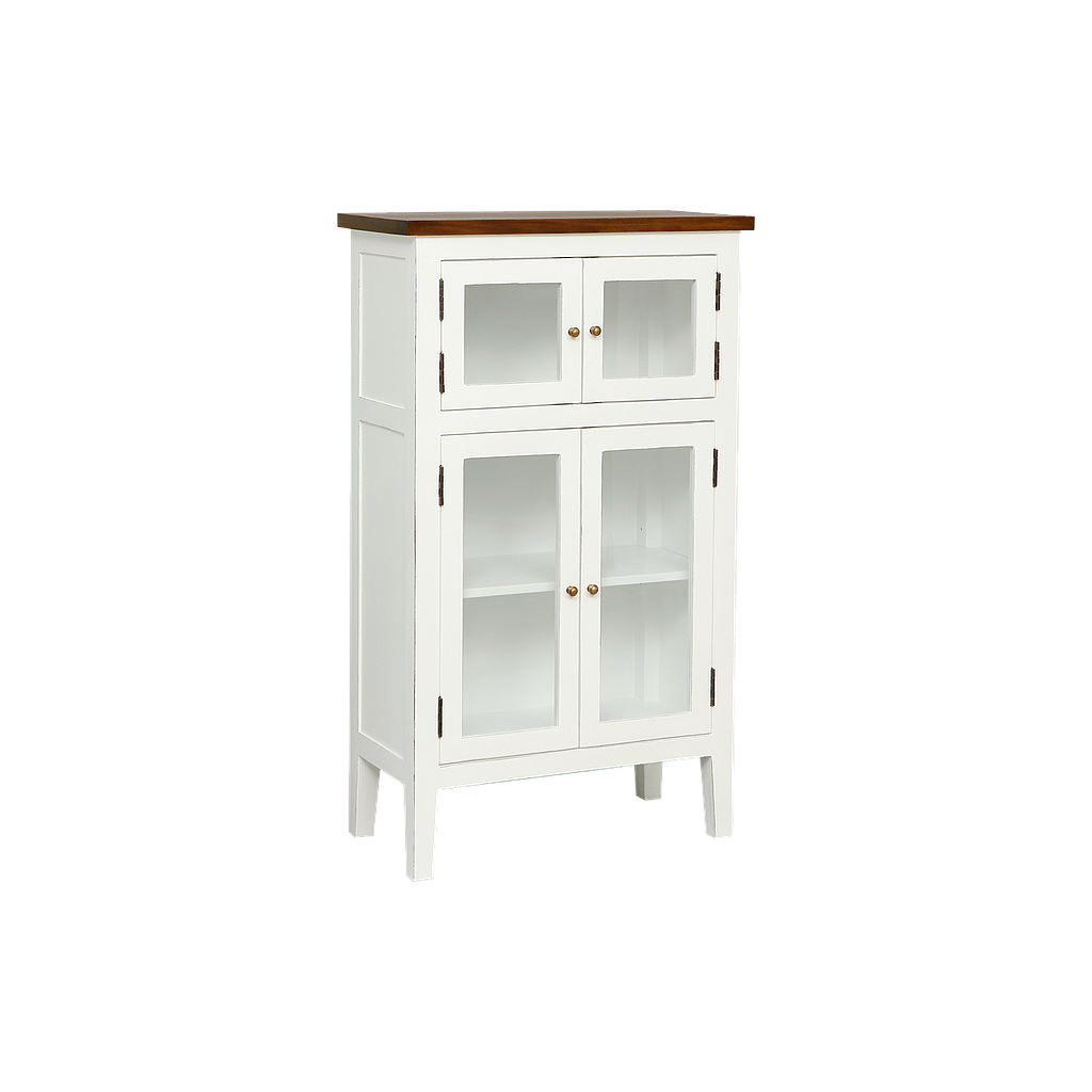 CORBIERES - Sideboard L65 x H110 - Brocante white and Washed antic