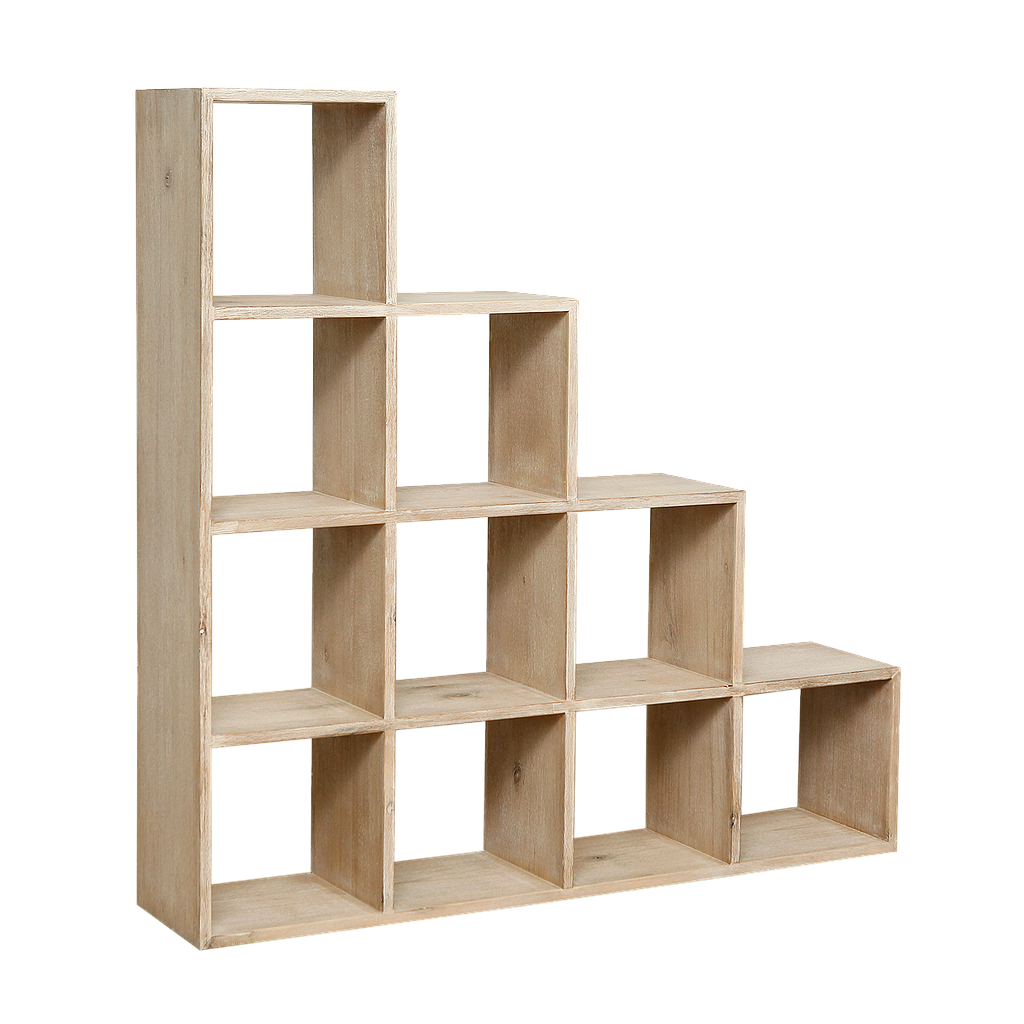 STAIR - Shelf L120 x H120 - Whitened acacia