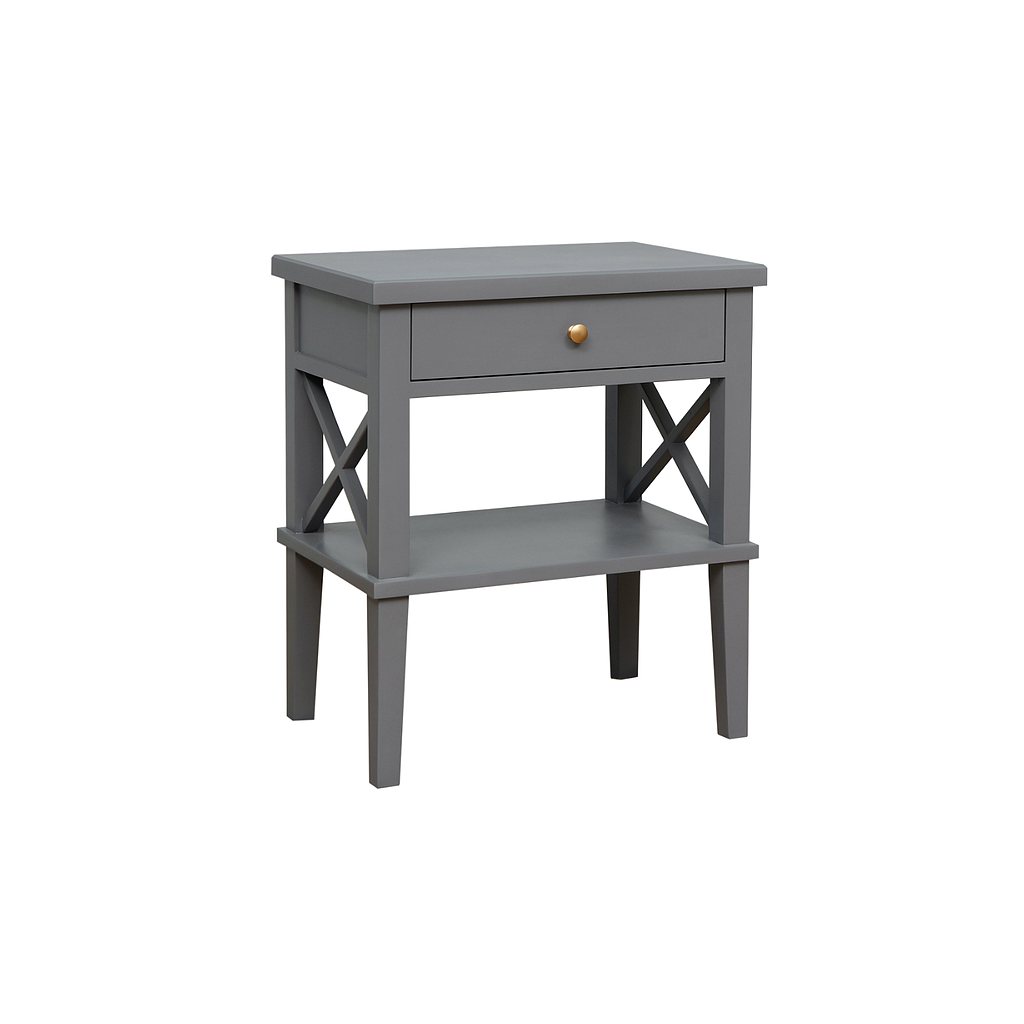 ESTEBAN - Bedside table H65 - Pearl grey