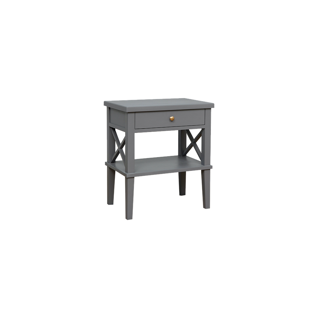 ESTEBAN - Bedside table H65 - Pearl grey