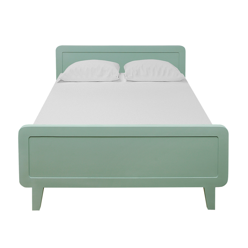 LAURA - Twin size bed 120x200 - Mint