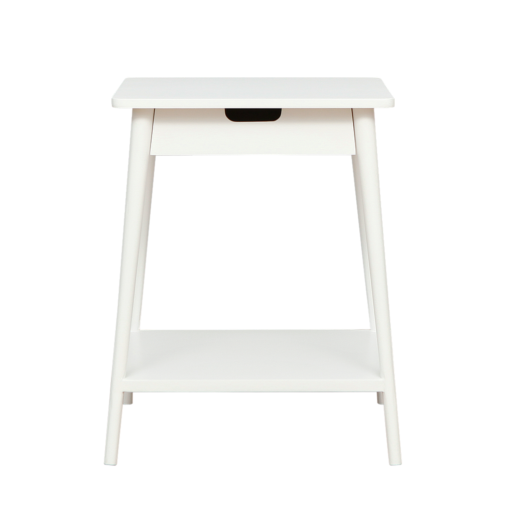 ULYSSE - Bedside table H60 - Brushed white