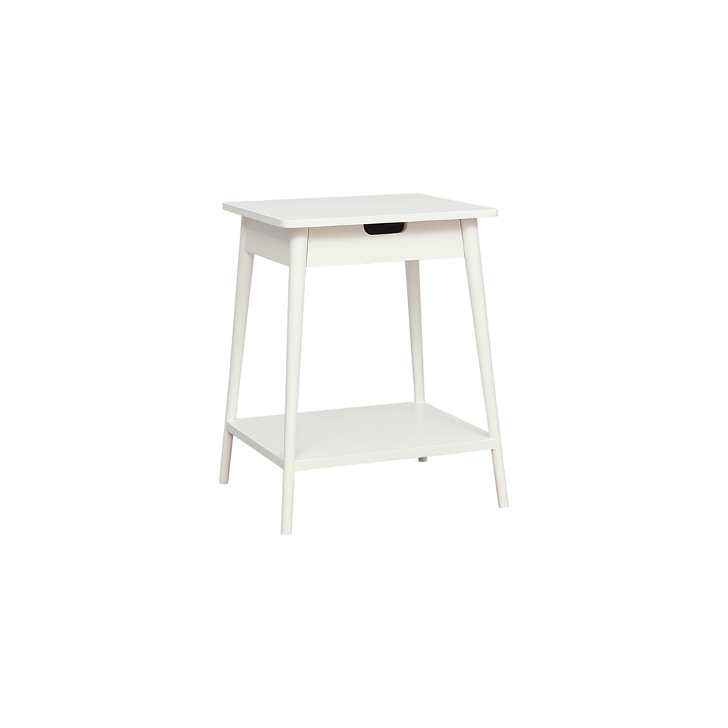 ULYSSE - Bedside table H60 - Brushed white