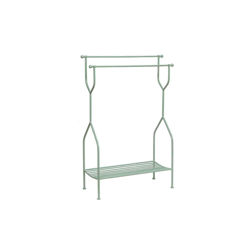 ABELLE - Towel stand L72 - Patina mint