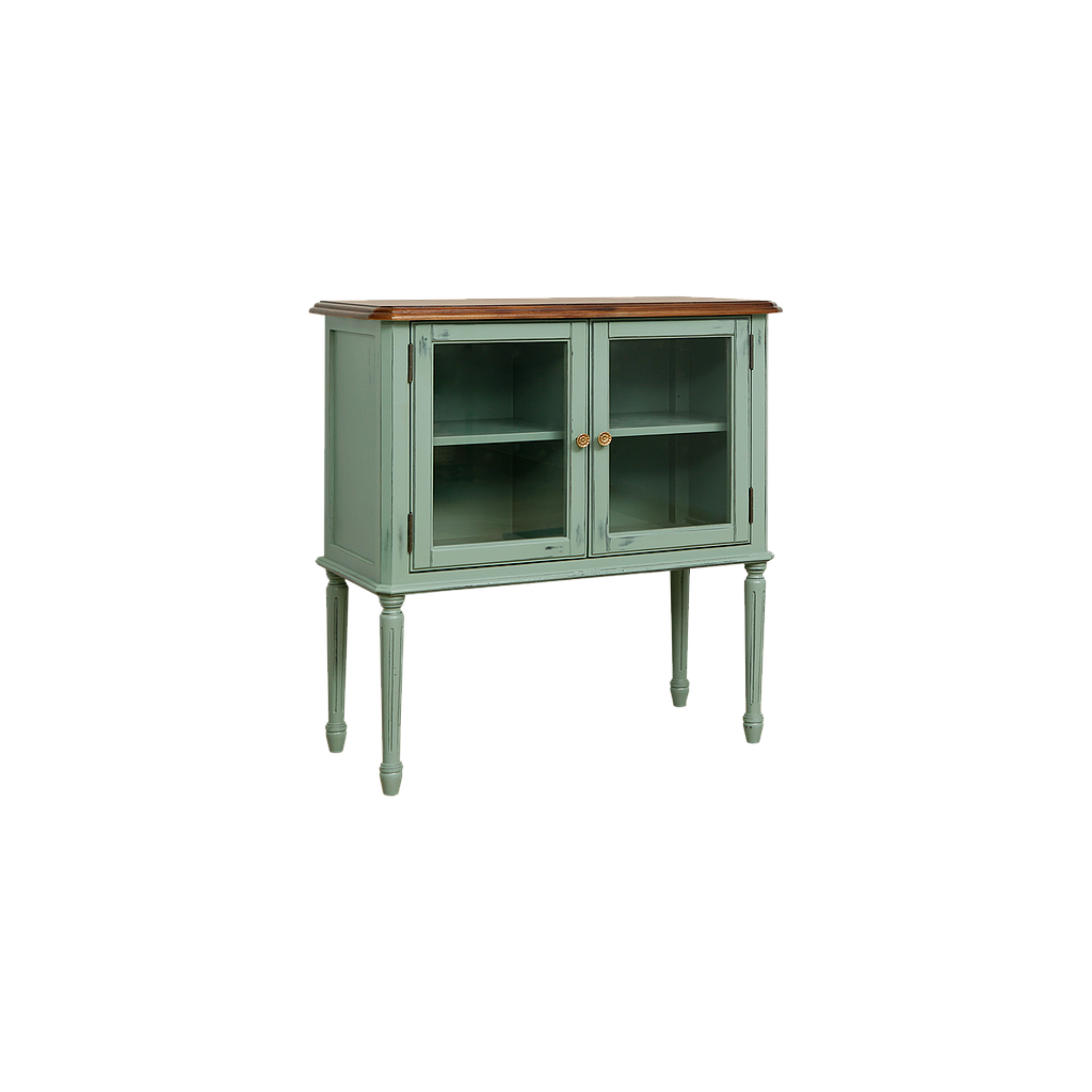 CHOISY - Sideboard L80 x H85 - Patina mint and Washed antic