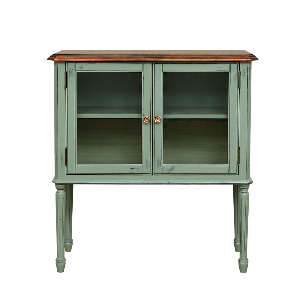 CHOISY - Sideboard L80 x H85 - Patina mint and Washed antic