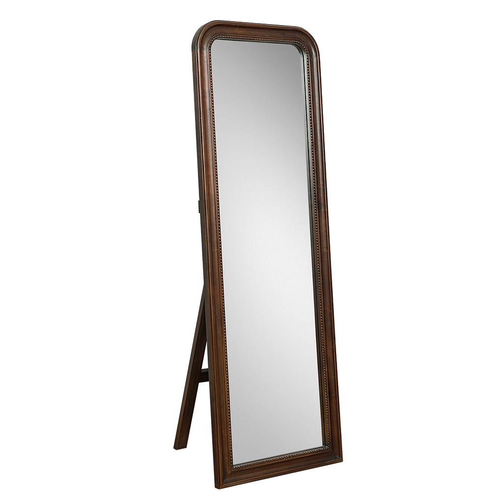 PARISIENNE - Retro cheval mirror L60 x H180 - Mokka