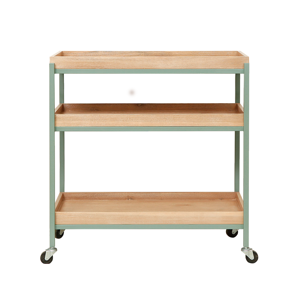 SHARKA - Trolley L80 x H85 - Mint and Toffee