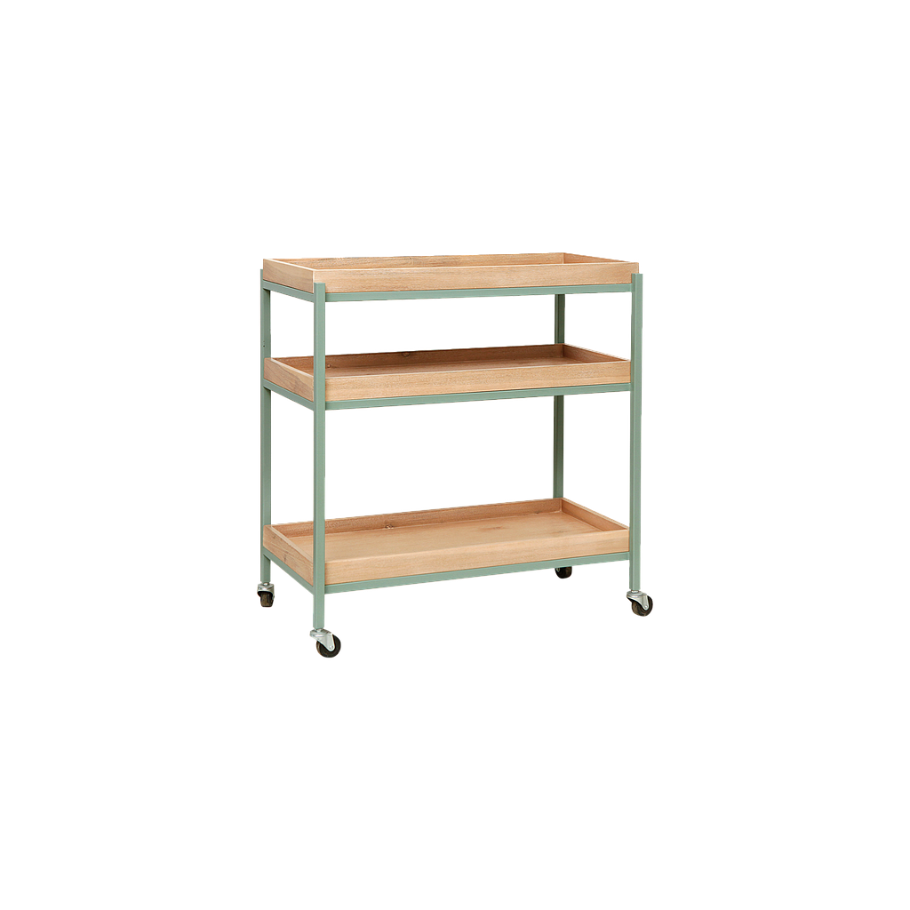 SHARKA - Trolley L80 x H85 - Mint and Toffee