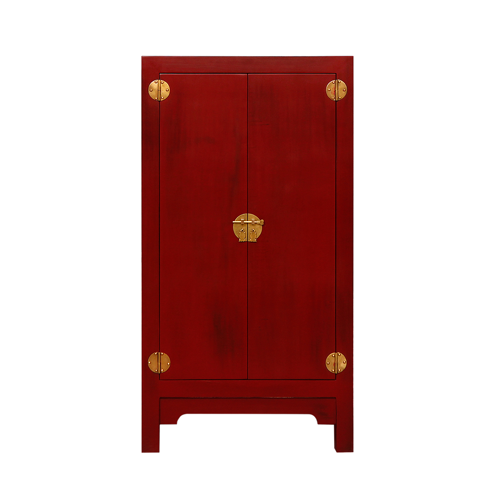 XIAN - Cabinet L60 x H115 - Patina chinese red