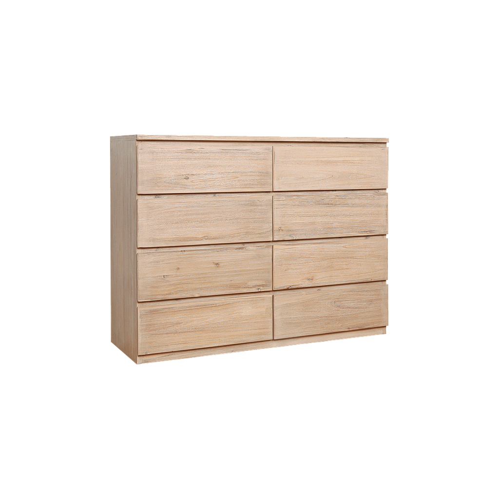 TIAGO - Chest of drawers L142 x H110 - Toffee