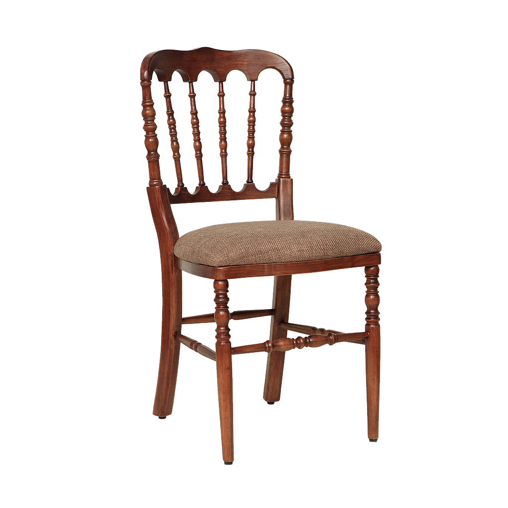 NAPOLEON - Chair - Washed antic and brown cover