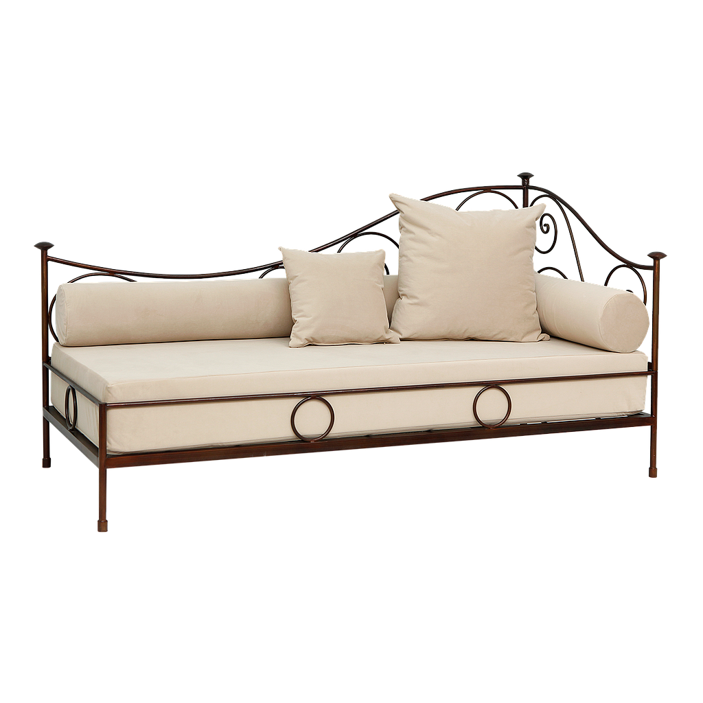 LEODIE - Meridienne Sofa L182 - Burnish and Cream cover