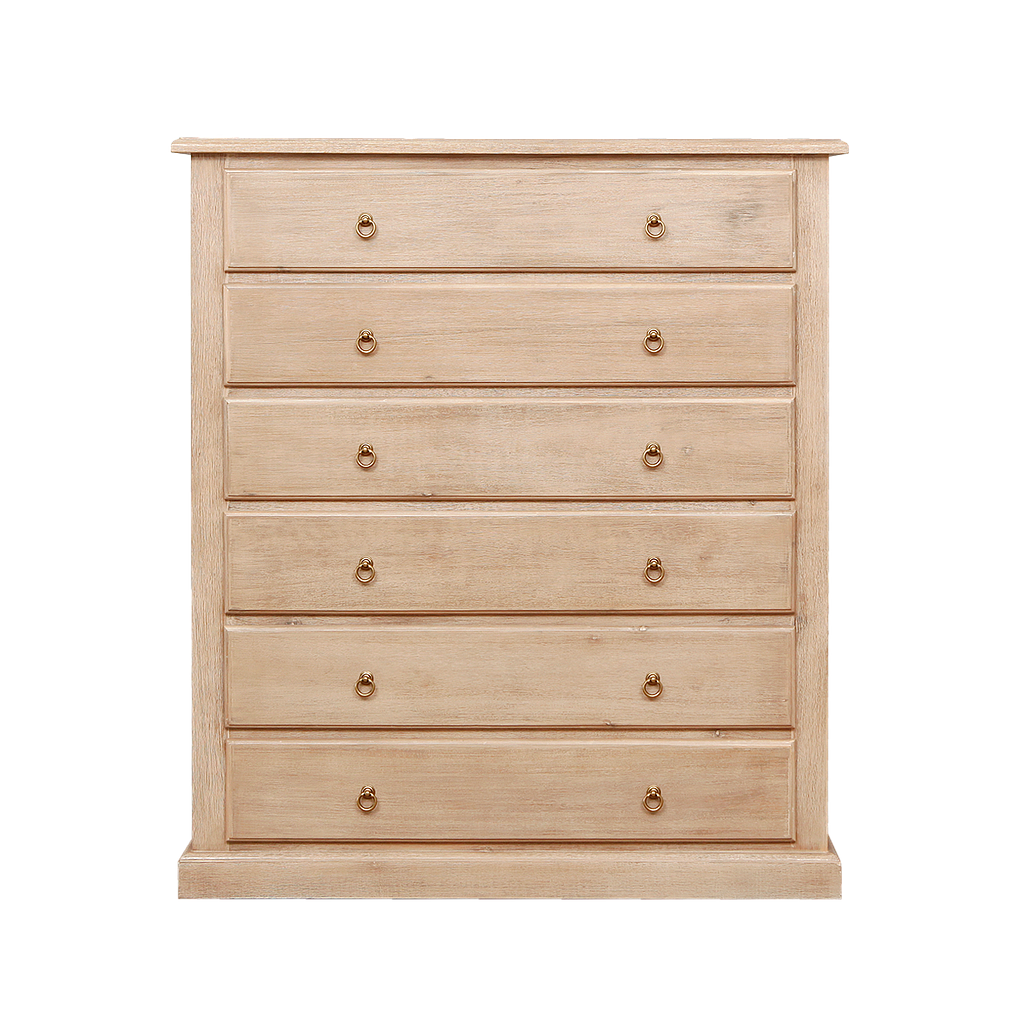 VALERIAN - Chest of drawers L112 x H128 - Toffee