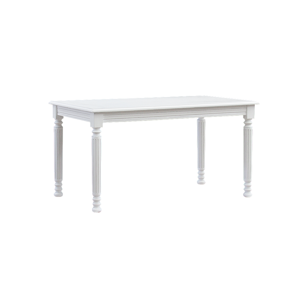 ORLEANS - Dining table L140 x W80 - Brocante white
