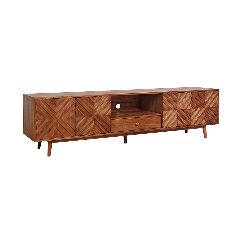 PORTO - TV Stand L210 x H55 - Washed antic