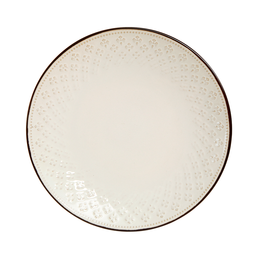 White dinner plate Diam.27