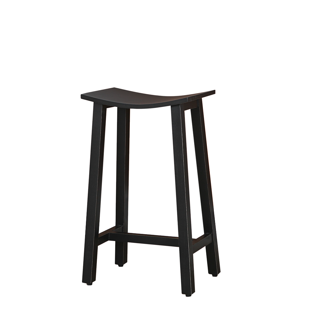 LOAN - Bar stool H65 - Brocante black