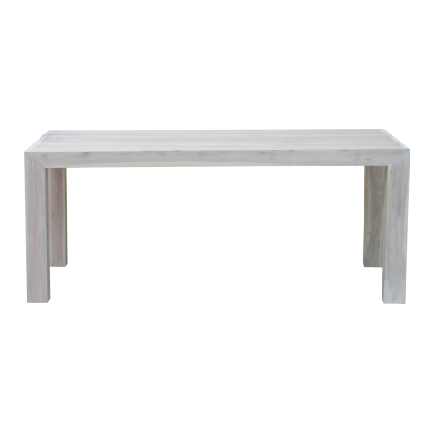 BELIZE - Dining table L180 x W100 - Whitened acacia