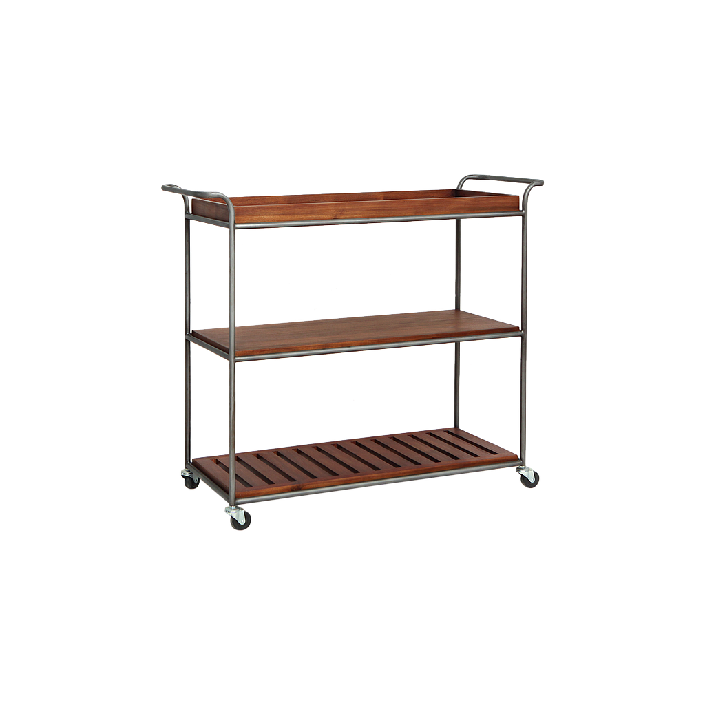 REYNIR - Trolley L106 x H90 - Vintage silver and Washed antic