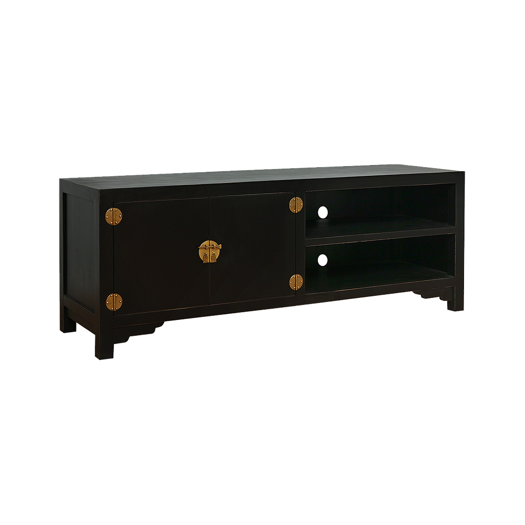 XIAN - TV stand L160 - Brocante black