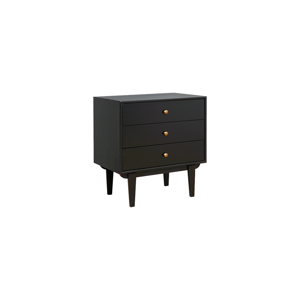 ALEYNA - Bedside table H65 - Black
