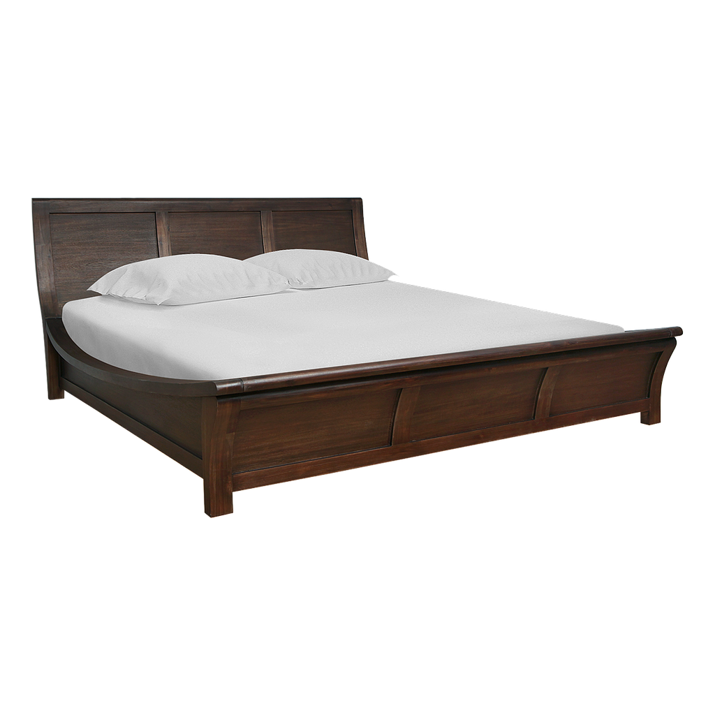 JOAN - King size bed 180x200 - Mokka